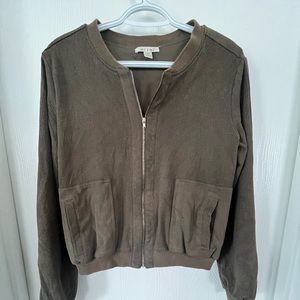 Green Miami Bomber Jacket from Francesca’s